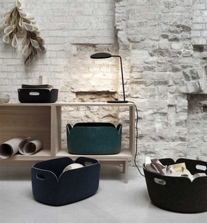 Muuto Restore opbergmand 48x35 cm Black Melange