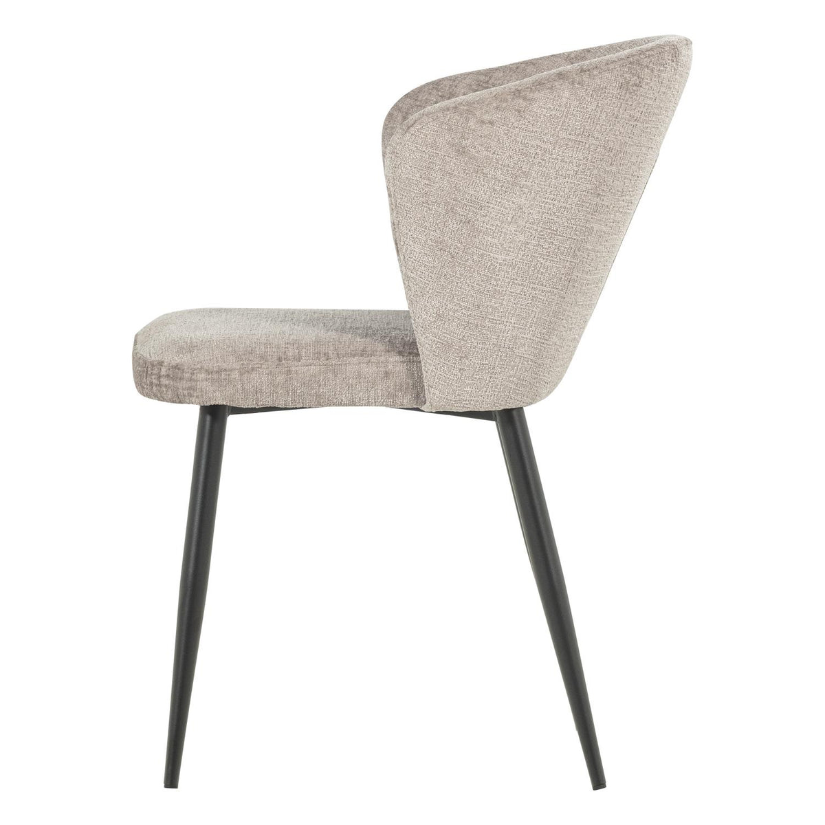 WOOOD Luse eetkamerstoel velvet Beige