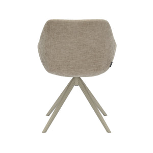 HelloChair HC03 Rave eetkamerstoel Breeze Zand spinpoot beige