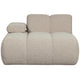 WOOOD Mojo chaise longue bank arm links bouclé Beige Melange