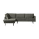 WOOOD Rodeo hoekbank links velvet Frost