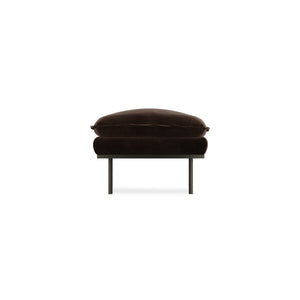 HKliving Retro hocker Royal Velvet Espresso