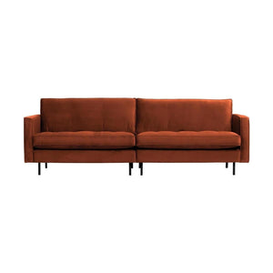 WOOOD Rodeo Classic 3-zits bank velvet Roest
