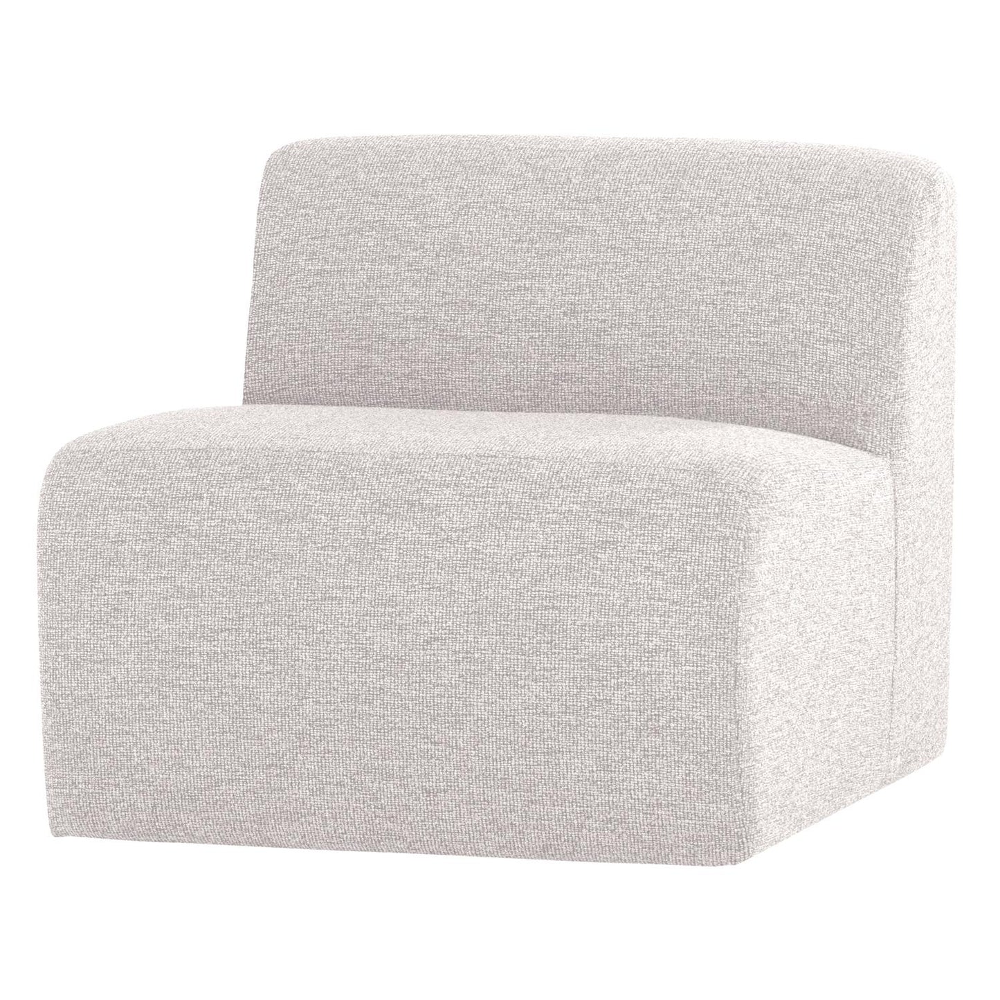 WOOOD Mojo Base 1-zits bank bouclé Ecru Melange