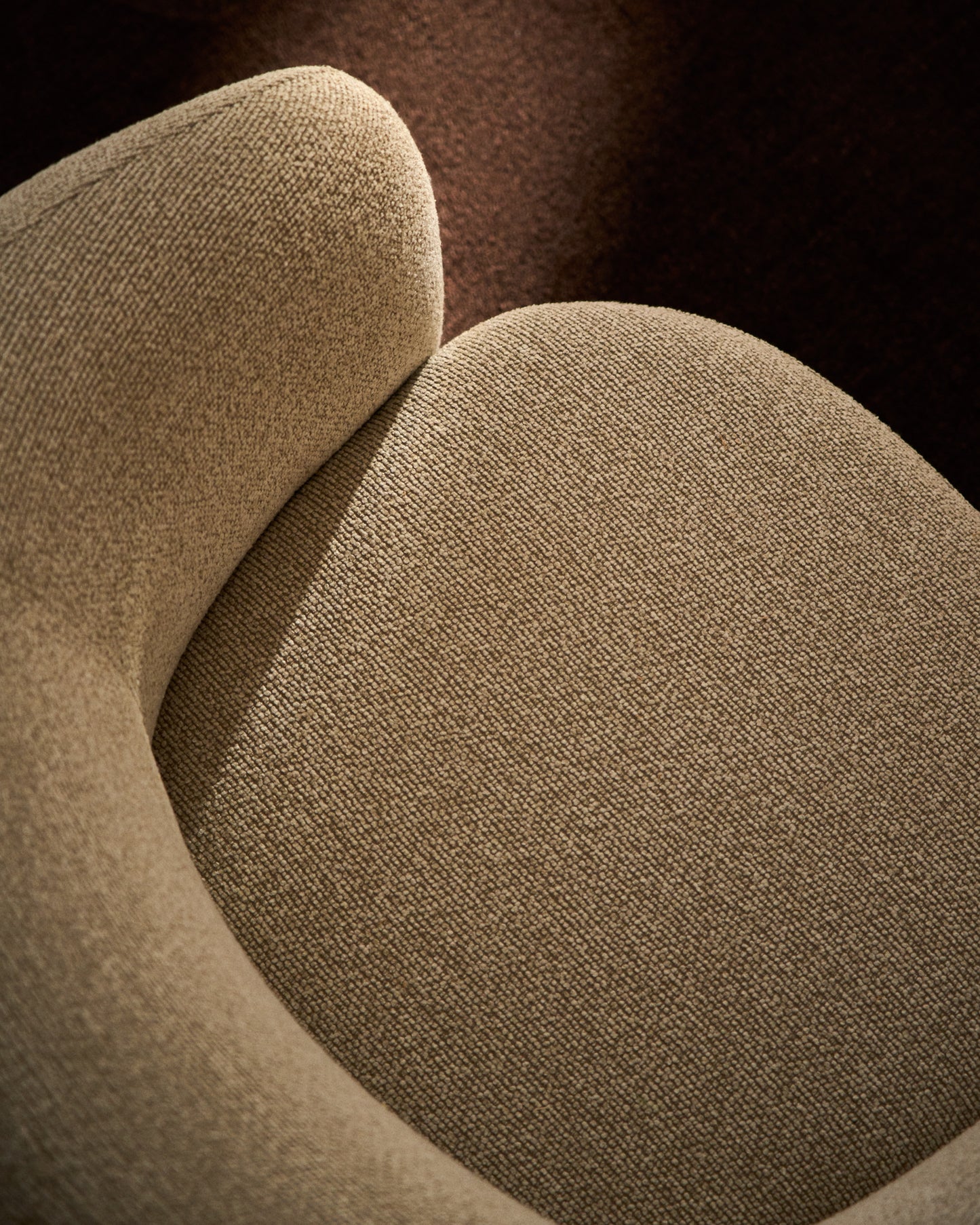 Kave Home Odenia fauteuil brandvertragende bouclé Beige