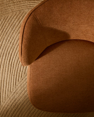 Kave Home Ulit fauteuil Terracotta naturel