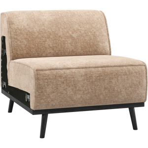 WOOOD Statement 1-zits element Chenille Velvet Perzikroze