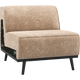 WOOOD Statement 1-zits element Chenille Velvet Perzikroze
