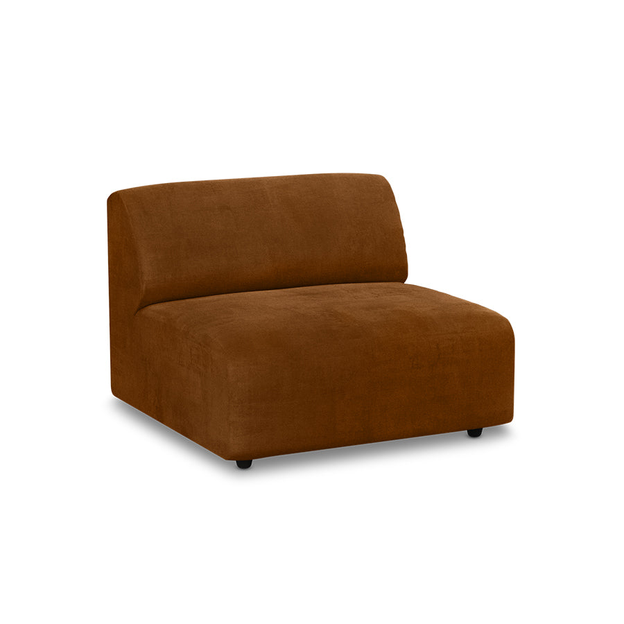 HKliving Jax bank middle Royal Velvet Caramel