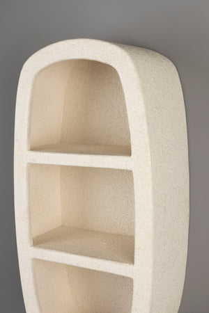 Dutchbone Veda wandkast 2 planken Beige