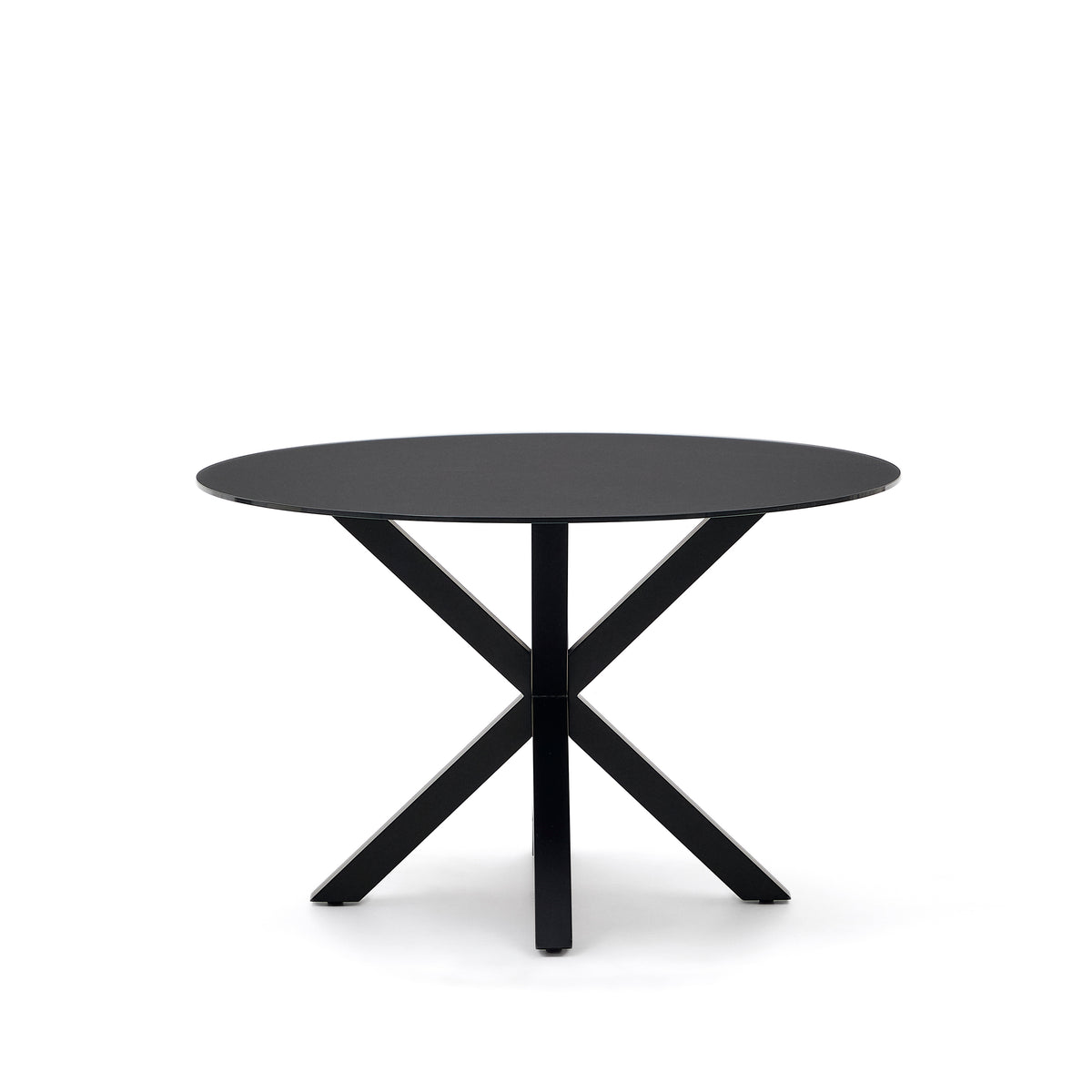 Kave Home Argo eettafel rond Ø120 Black/Black
