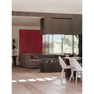 WOOOD Sloping U-vorm bank Grijs Melange