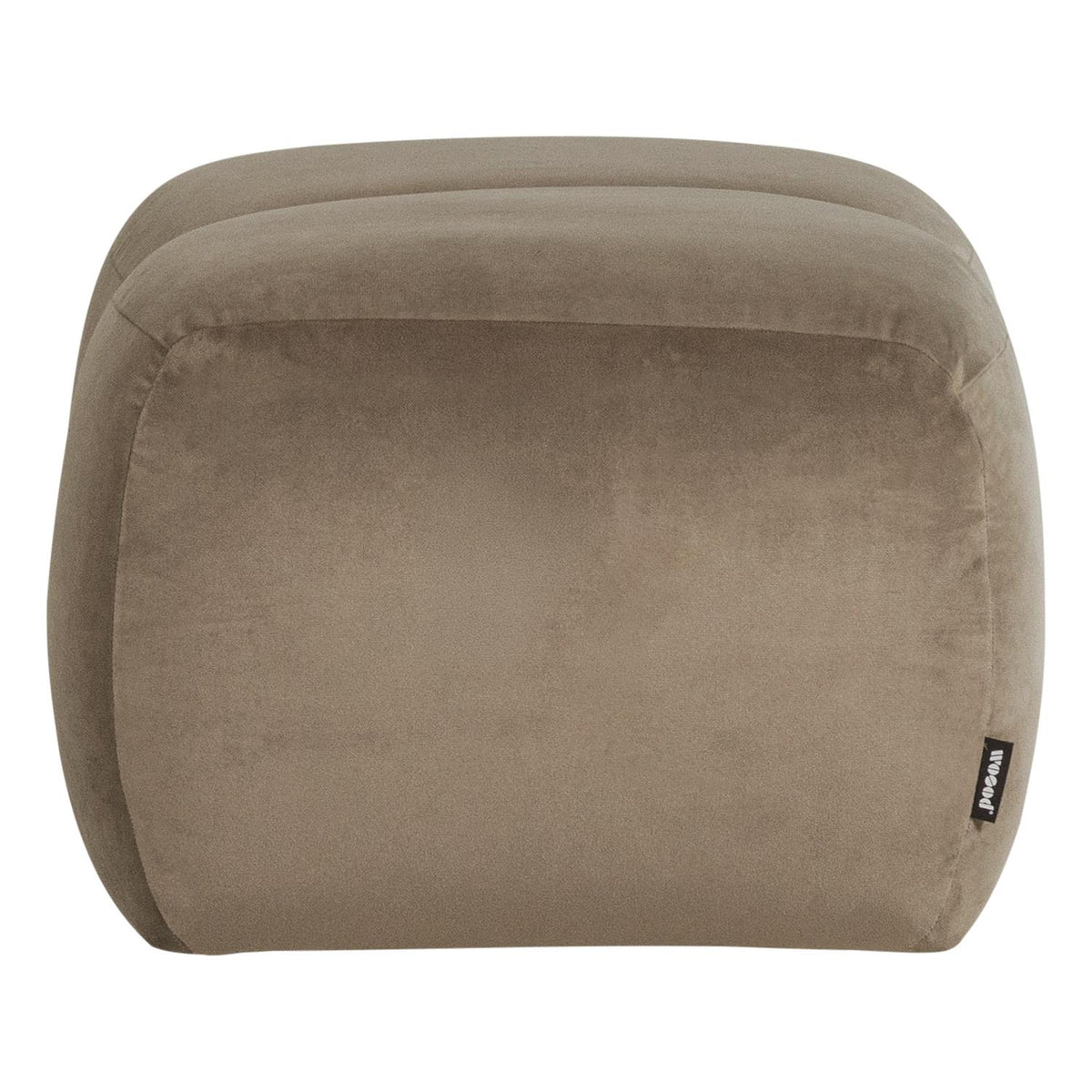 WOOOD Mojo poef velvet Khaki