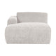 WOOOD Mojo Base chaise longue bank arm links wollig Ecru