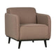 WOOOD Statement fauteuil met arm Bouclé Nougat
