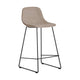 Kave Home Zahara barkruk H76 chenille Bruin