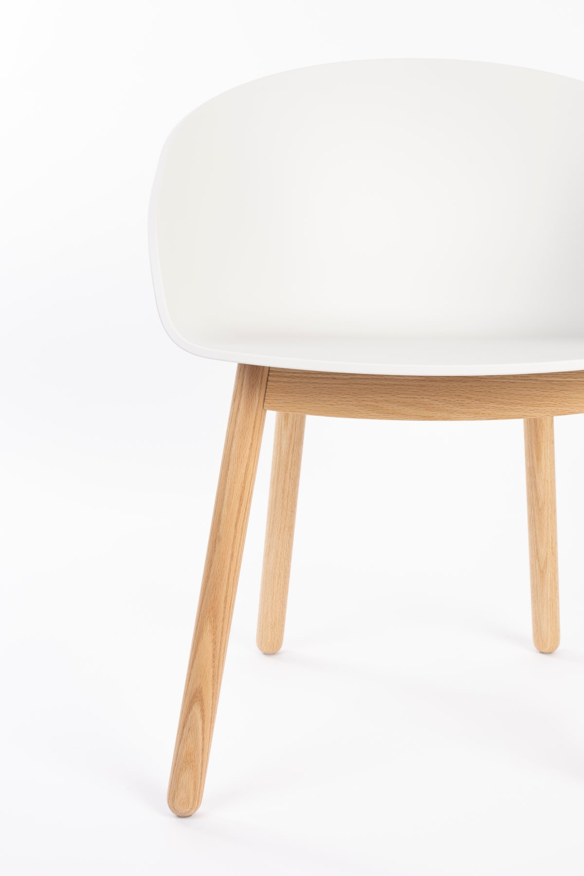 Zuiver Void eetkamerstoel Oak White