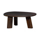 WOOOD Roundly salontafel Donkerbruin