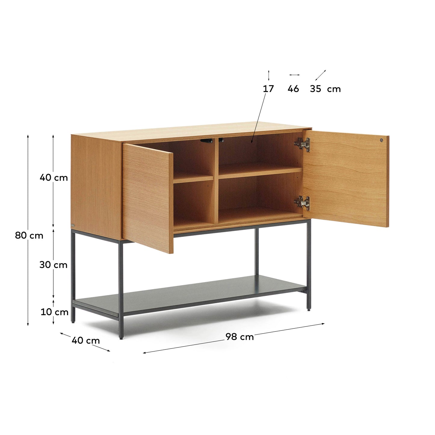 Kave Home Vedrana dressoir eiken