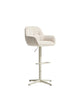 Kave Home Dorina verstelbare barkruk Beige