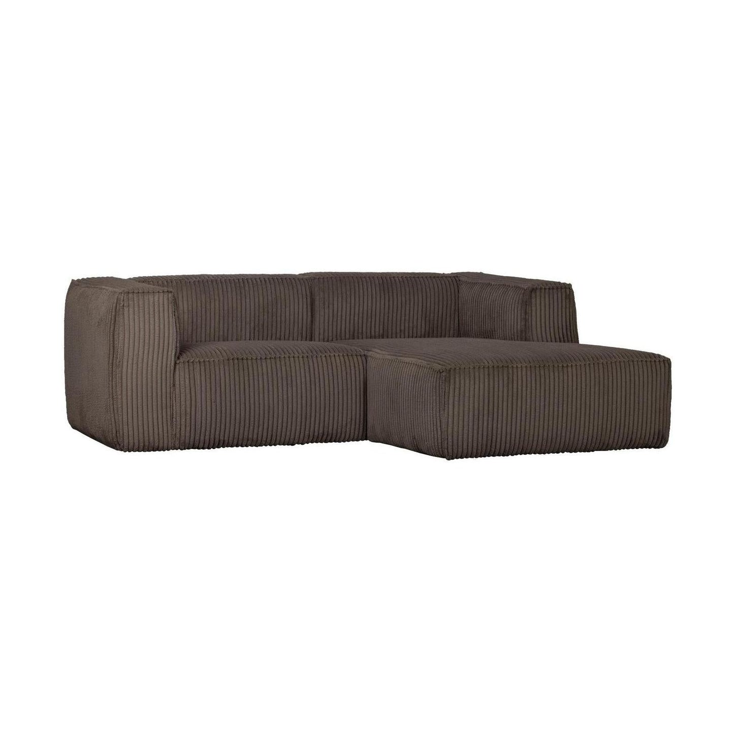 WOOOD Bean chaise longue bank rechts Ribstof Mud