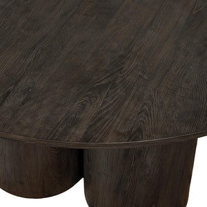 WOOOD Oona eettafel Ø140 cm Donkerbruin