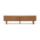 Kave Home Mailen tv-meubel met 2 deuren essen natuurlijke afwerking 200 x 50 cm