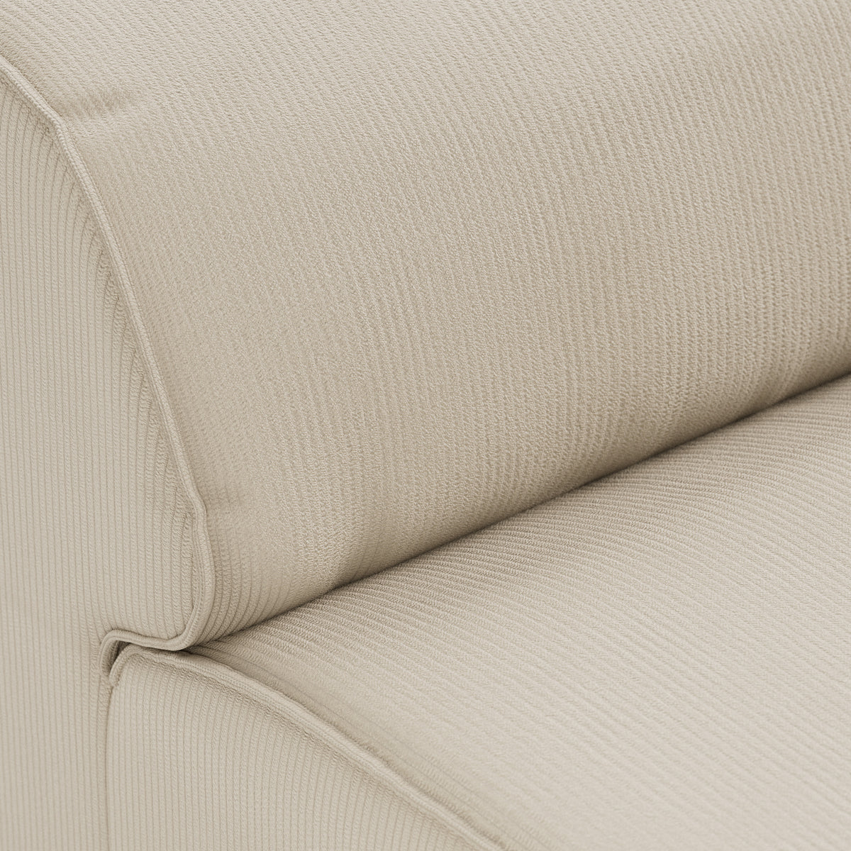 HKliving Flake bank middle XL Corduroy Rib Hay