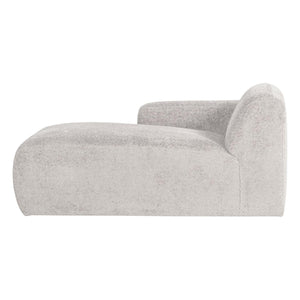 WOOOD Mojo Base chaise longue bank arm links wollig Ecru