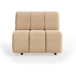 HKliving Wave bank middle Royal Velvet Cream
