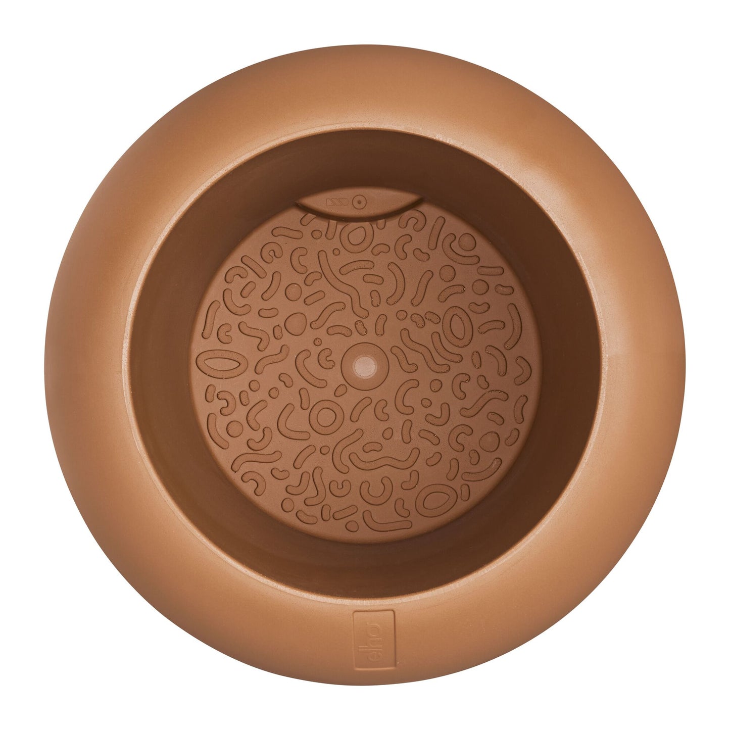 Elho Amber Roll Low bloempot Ø43 cm Karamel