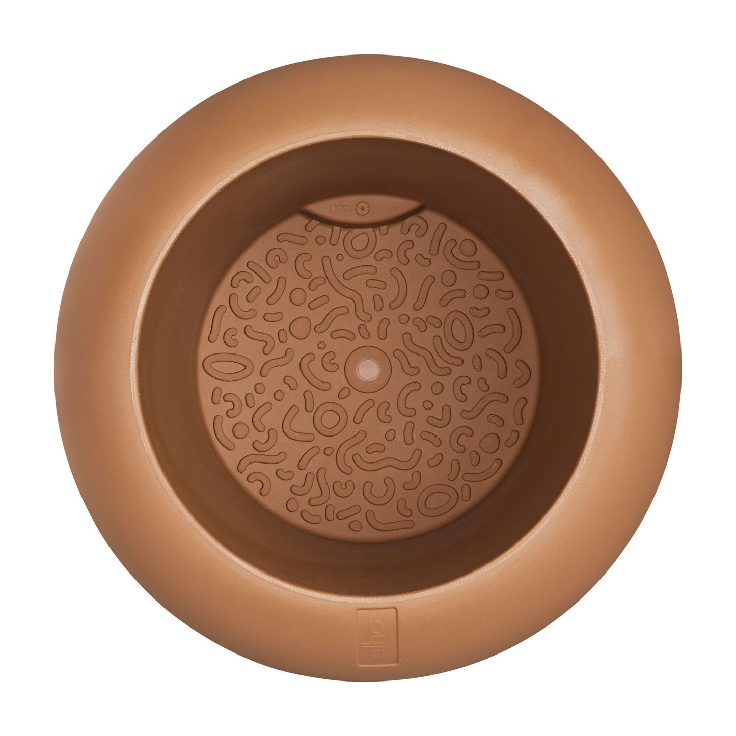 Elho Amber Roll High bloempot Ø43 cm Karamel