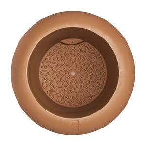 Elho Amber Roll High bloempot Ø43 cm Karamel