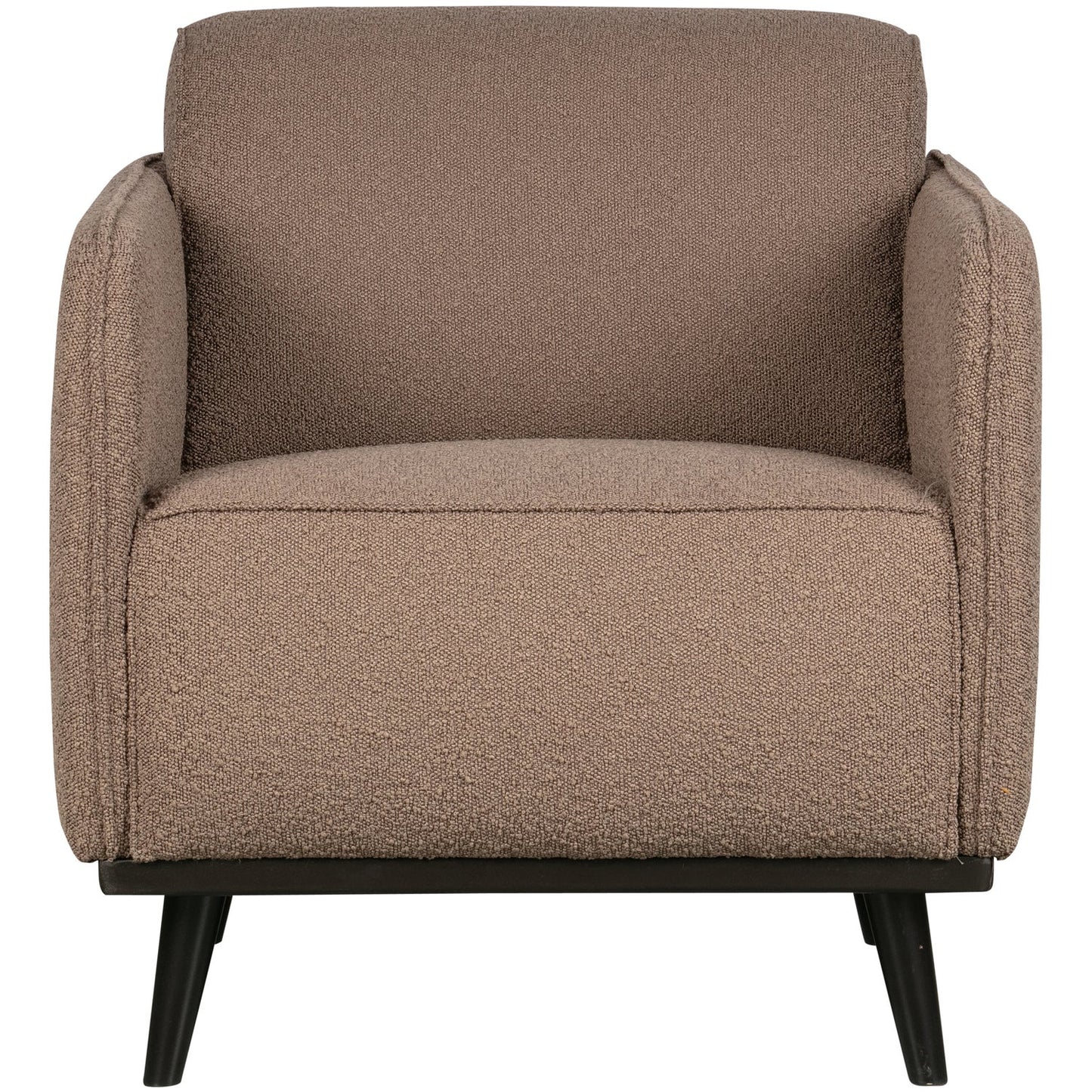 WOOOD Statement fauteuil met arm Bouclé Nougat