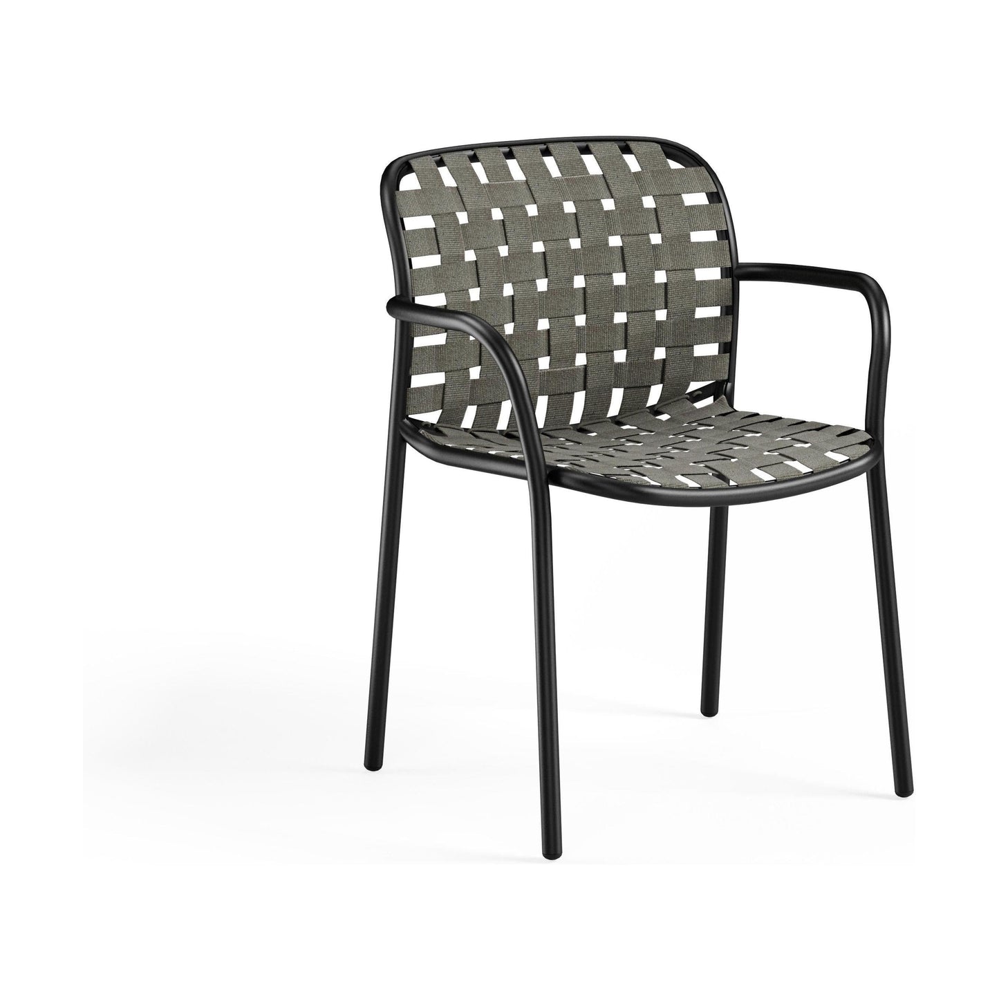 EMU Yard tuinstoel met arm Black/Slate Grey