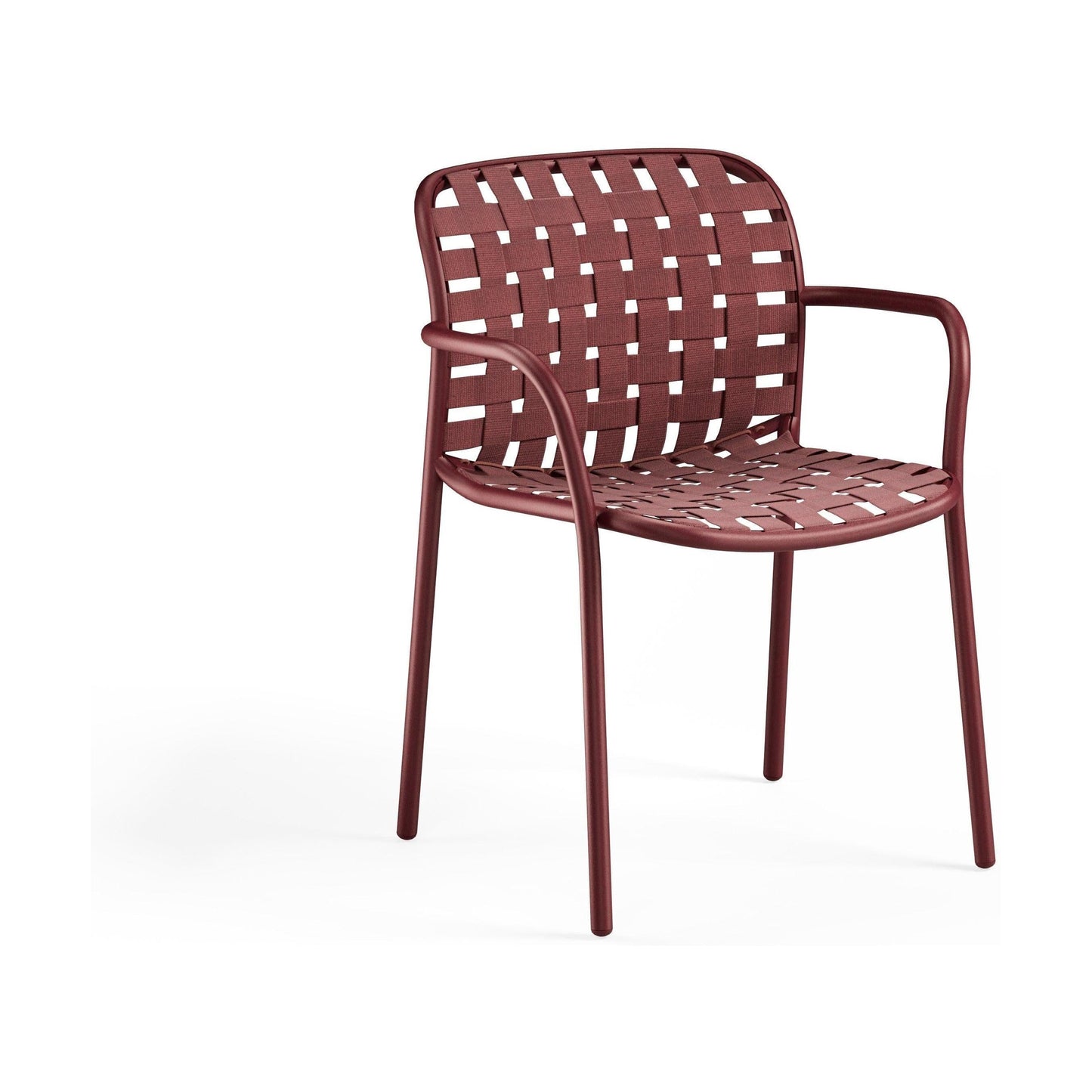 EMU Yard tuinstoel met arm Intense Red/Bordeaux