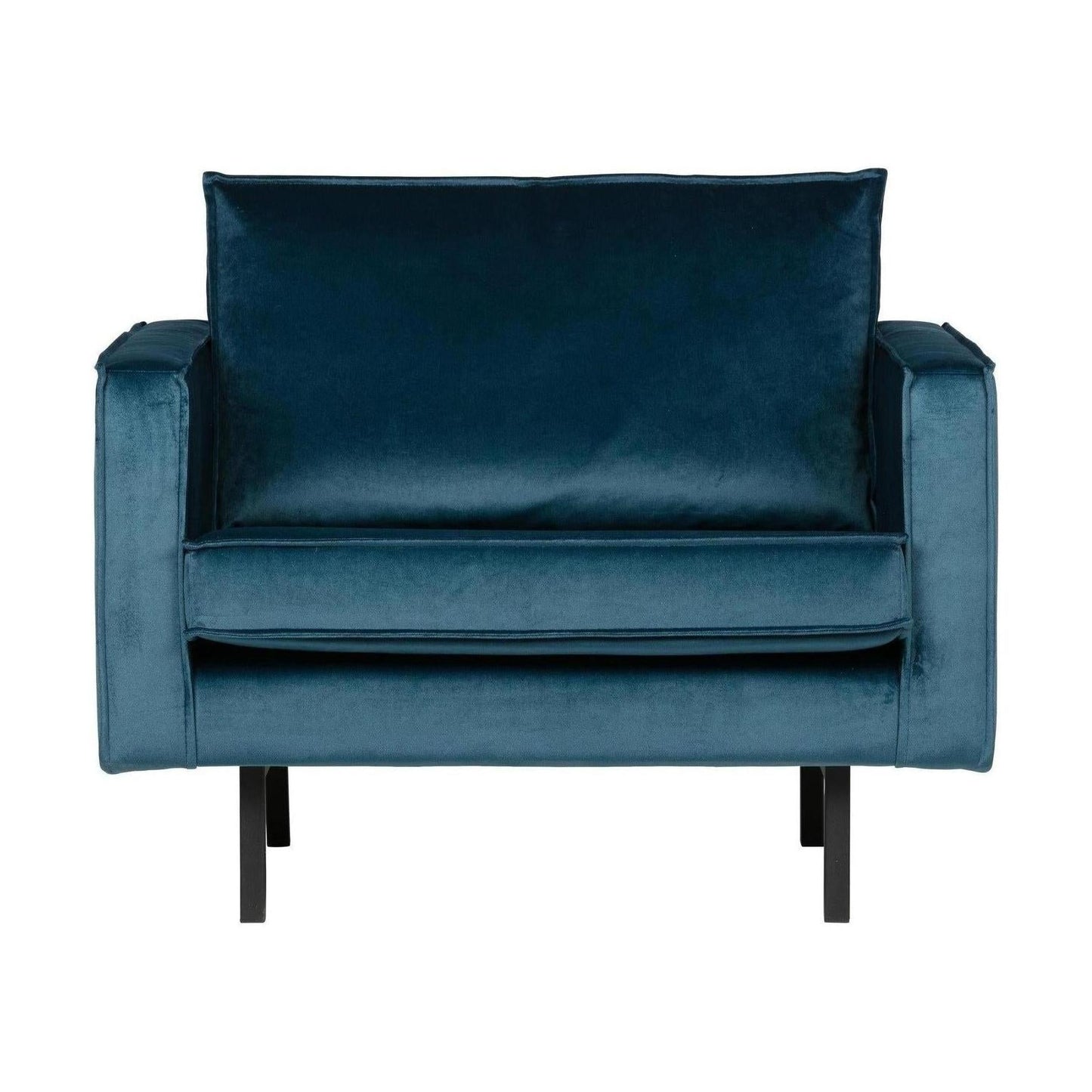 WOOOD Rodeo fauteuil velvet Blauw