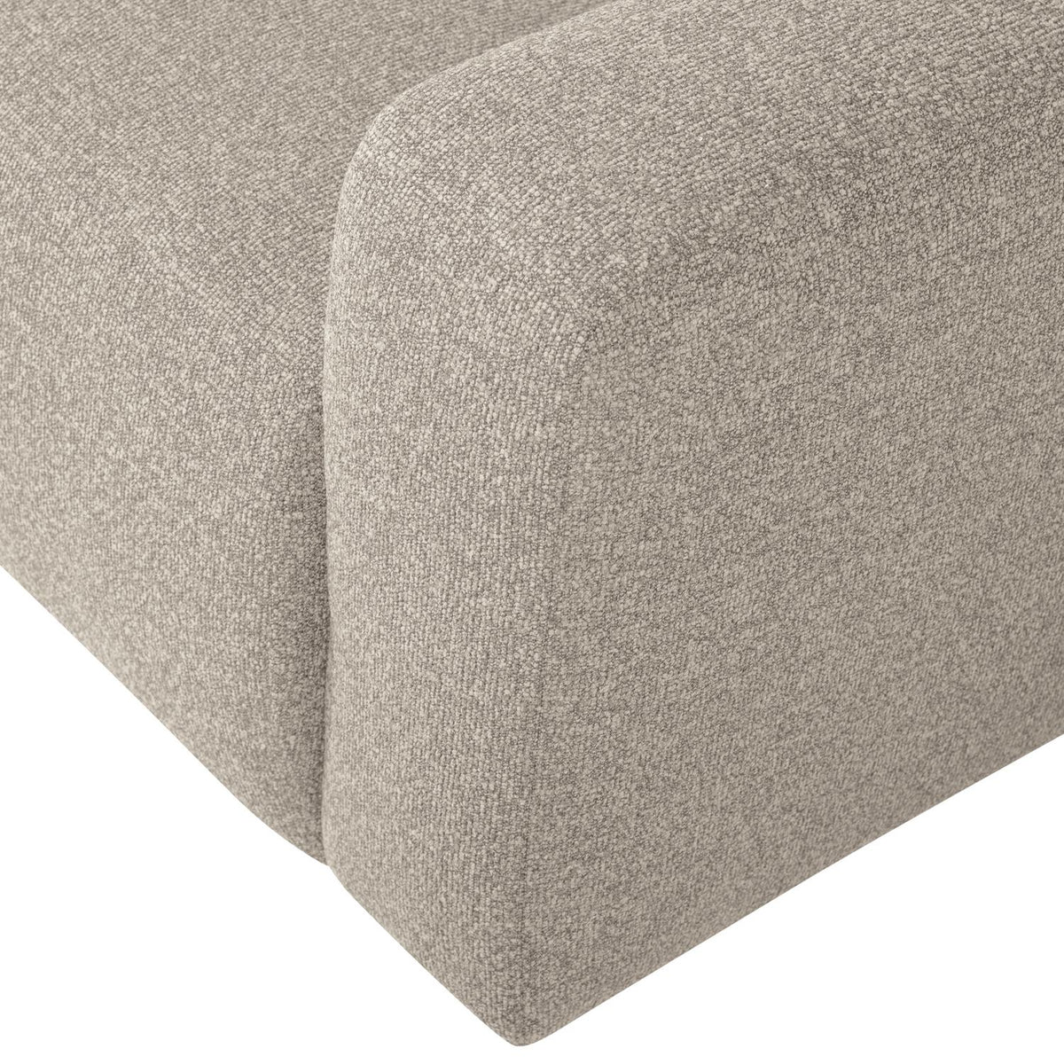 WOOOD Mojo Base 1-zits bank arm rechts bouclé Beige