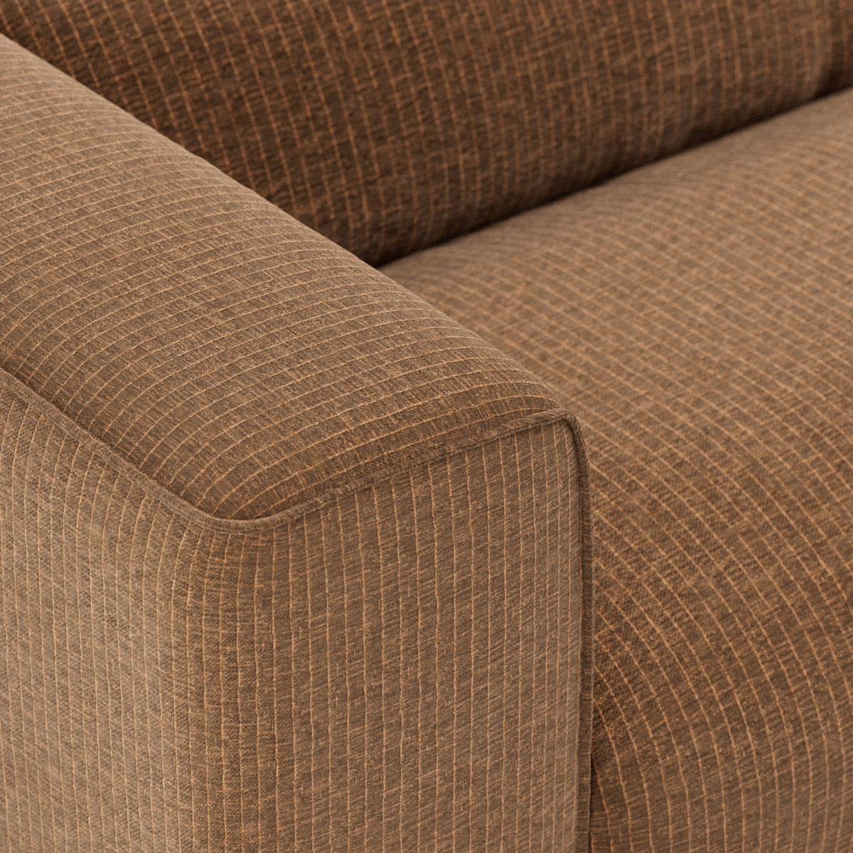HKliving Flake bank left 1,5-seat Corduroy Aged Gold