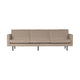 WOOOD Rodeo 3-zits bank velvet Khaki