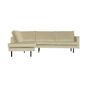 WOOOD Rodeo hoekbank links velvet Pistache