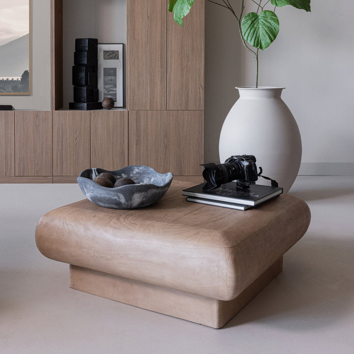 WOOOD Rimea salontafel mangohout Lichtbruin