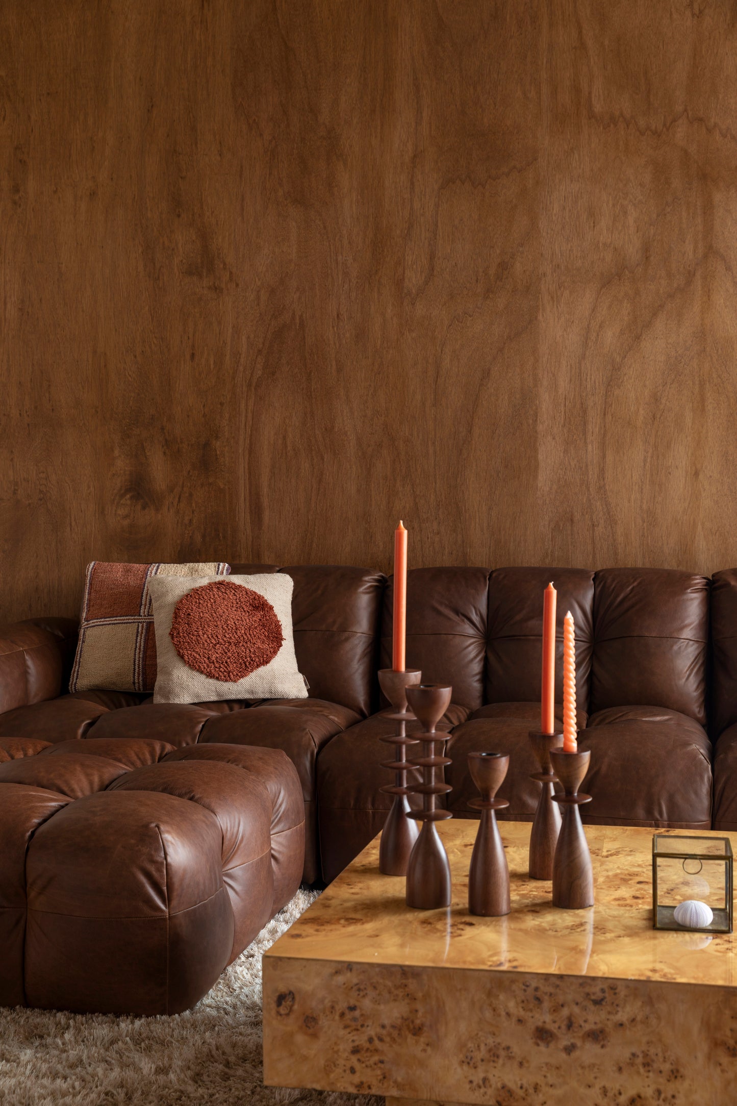 Dutchbone Hackman Seater bank Cognac