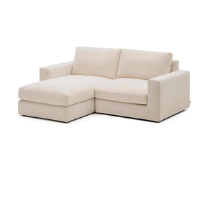 Kave Home Alea 3-zitsbank met chaise longue rechts Beige