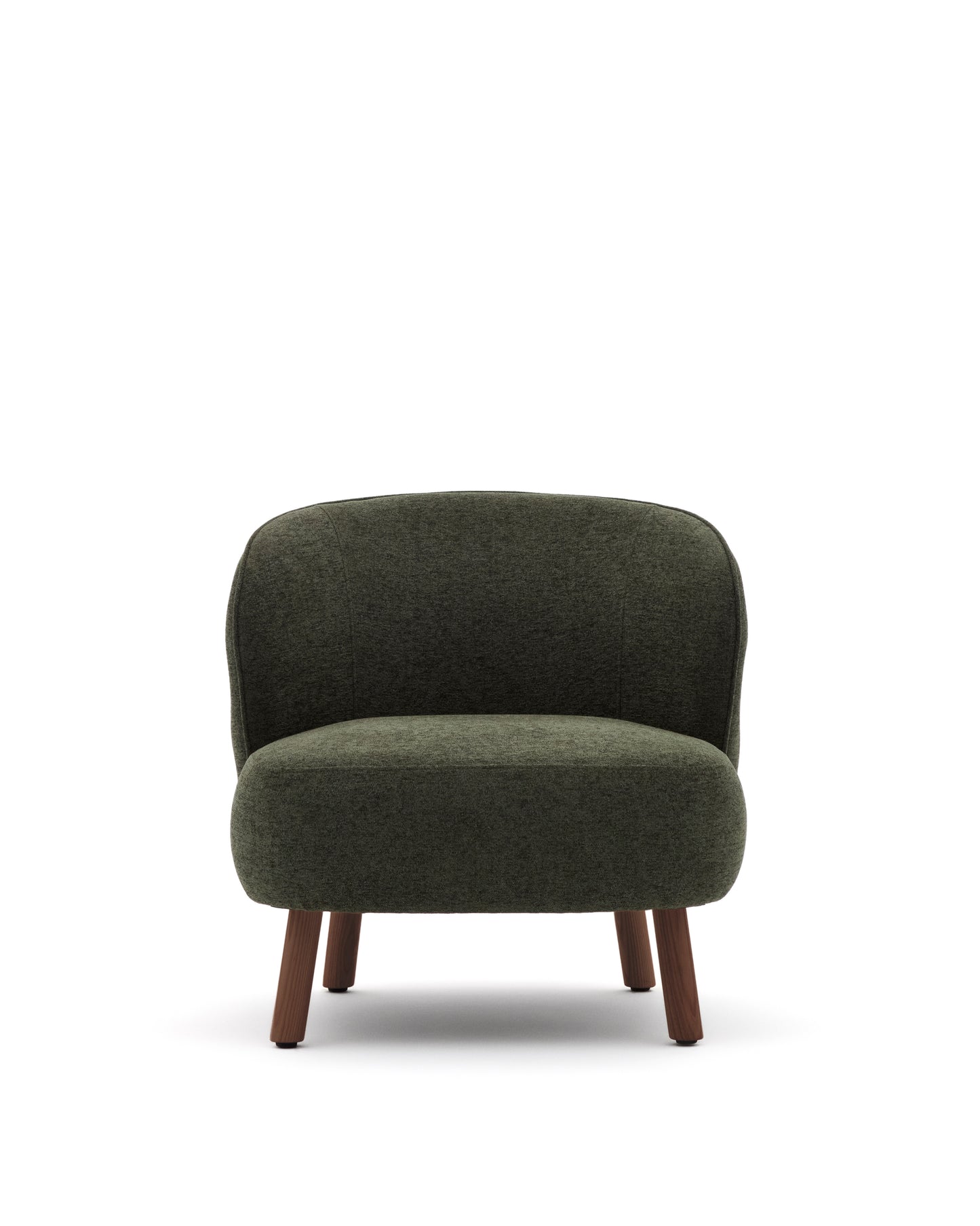 Kave Home Ulit fauteuil Green walnoot