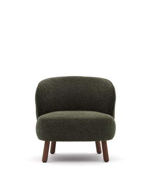 Kave Home Ulit fauteuil Green walnoot