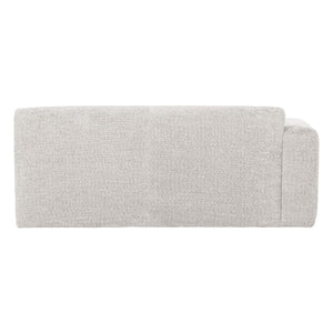 WOOOD Mojo Base 2-zits bank arm links wollig Ecru