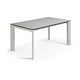 Kave Home Axis eettafel uitschuifbaar 160/220x90 cm Grijs
