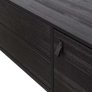 WOOOD Silas tv-meubel 180 cm Blacknight