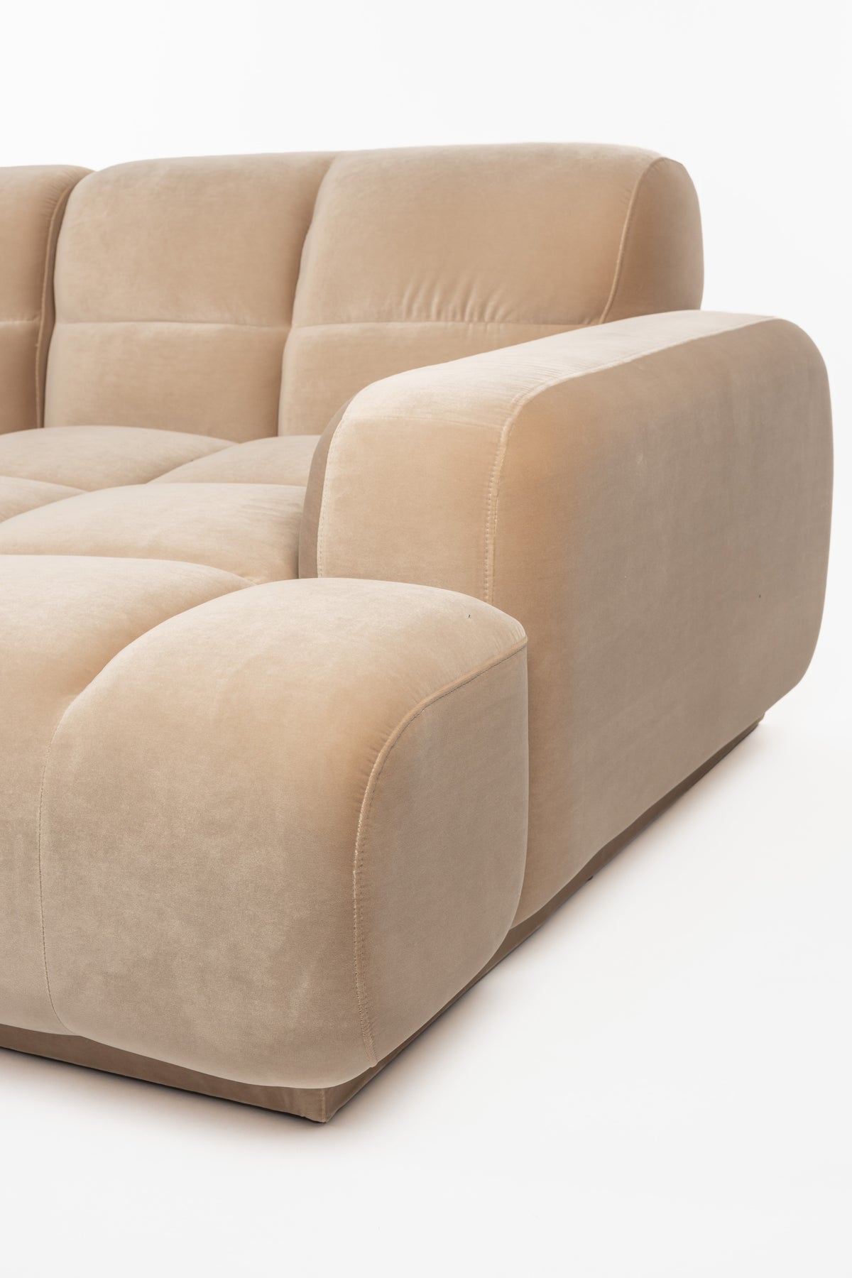 Zuiver Hazel 6-zitsbank Chaise Longue rechts Beige